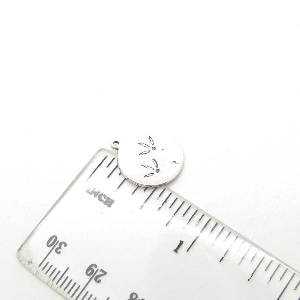 925 Sterling Silver USA Two In Town Bird's Feet Charm Pendant - Picture 3 of 8